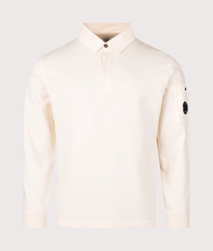 CP Company Mens Light Fleece Polo Sweatshirt